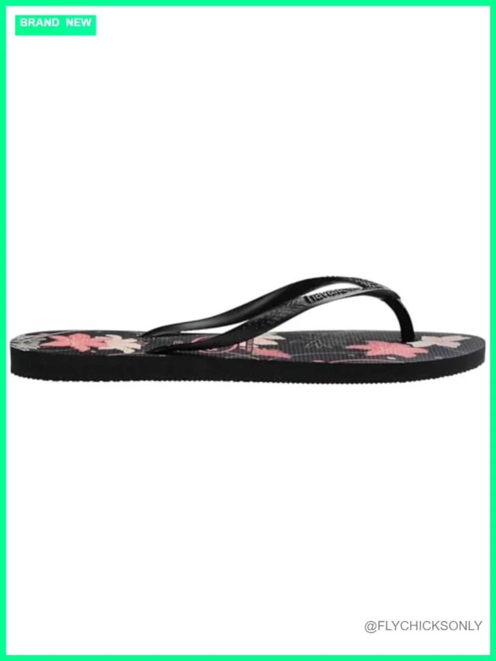 Slim Organic Flip Flop Sandals, Rubber Sole, Water Resistant, Slip On